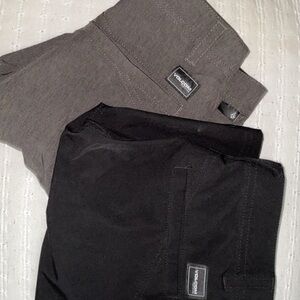Volcom boys shorts ! Charcoal are size 26 & black 25